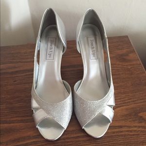 PROM SPECIAL! Silver low heels