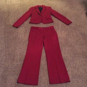 Gorgeous red Express Design Studio suit