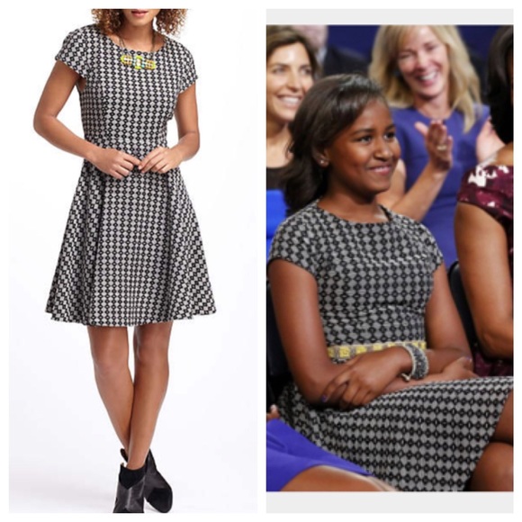 Anthropologie Jacquard Circle Skirt Dress by Maeve