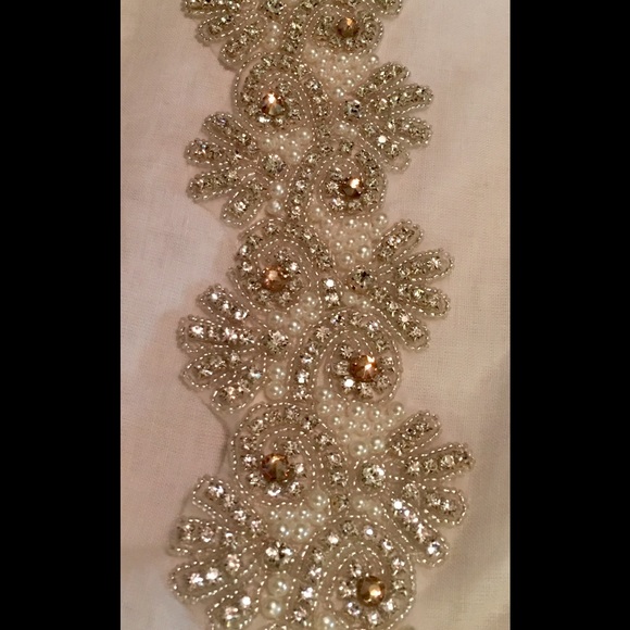 Jeweled Sash with Swarovski elements main image 3
