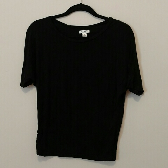 Old Navy Black Cotton Top - Picture 1 of 1