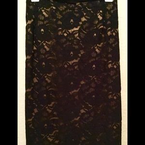 New York & Company Lace Pencil Skirt