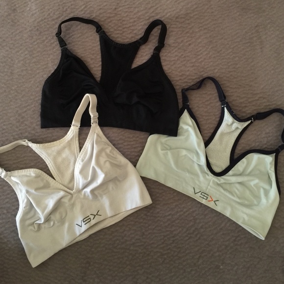 Victoria's Secret Tops - 💟BUNDLE💟 3 VSX racerback sports bras M/L