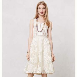 Anthropologie Grey Emeline Tulle Skirt