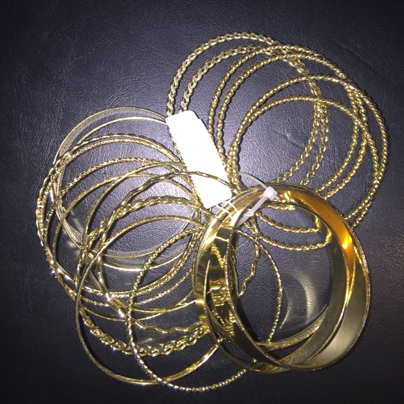 20 Gold Bangles