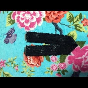 Black sequin belt