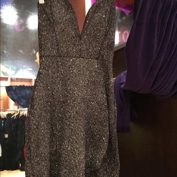 windsor black sparkly dress