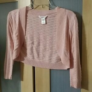 3/4 sleeve crop cardigan