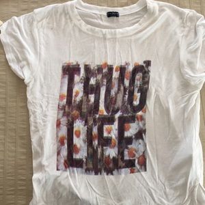 Brandy Melville vintage thug life t shirt