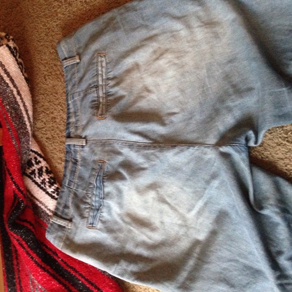 High waisted denim joggers - Picture 3 of 4