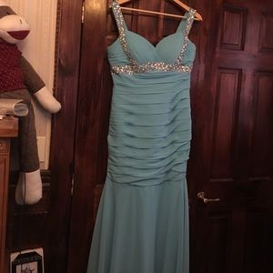 Light blue prom/s16 dress