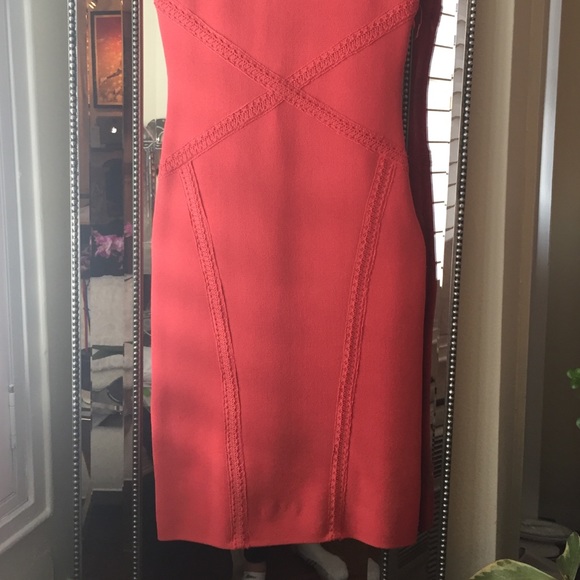 Coral Zac Posen Knitted Dress - Picture 3 of 4