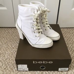 bebe sneaker bootie