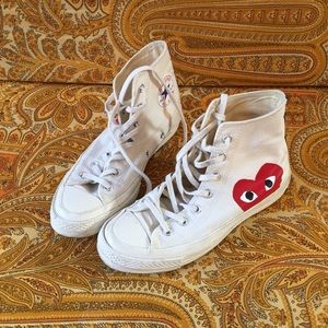 Converse x Comme des Garçons PLAY high tops