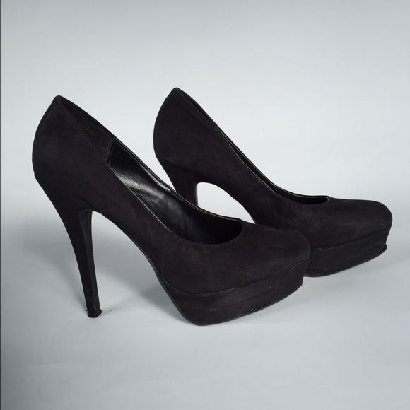 Lauren Conrad Black Platform Heels