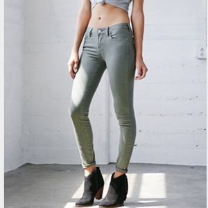olive skinny jeans