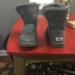 Gray women's UGG boots