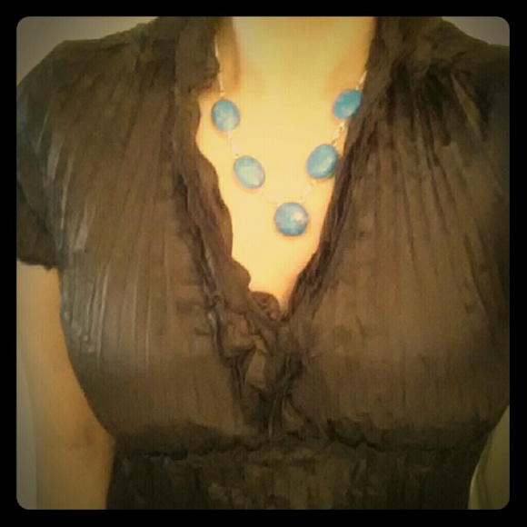 Chocolate blouse - Picture 1 of 4