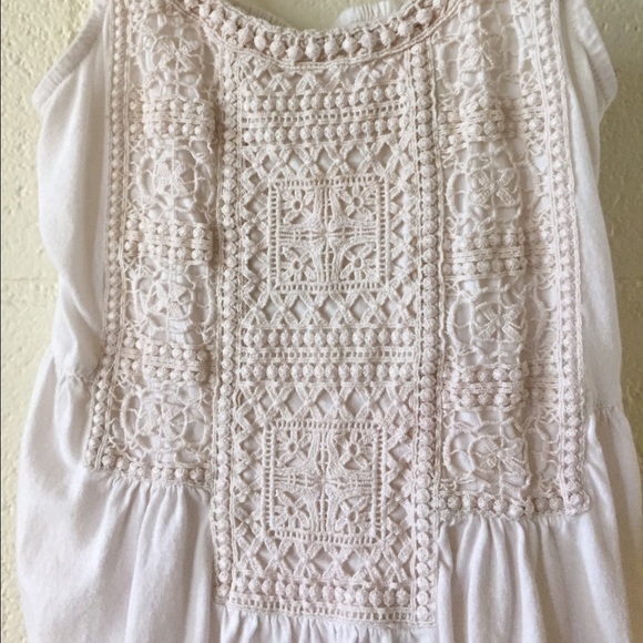 Embroidered Tank with Cut-Out Back - Picture 3 of 4