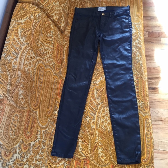 Current/Elliott ankle skinny BLUE COATED 26