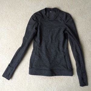 Lulu lemon running top in grey