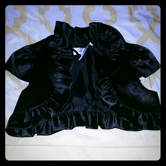 Dressy black cover up