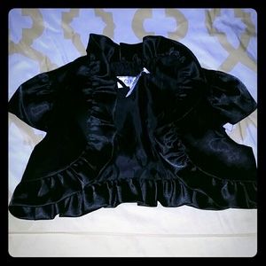 Dressy black cover up