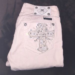 Light pink miss me jeans