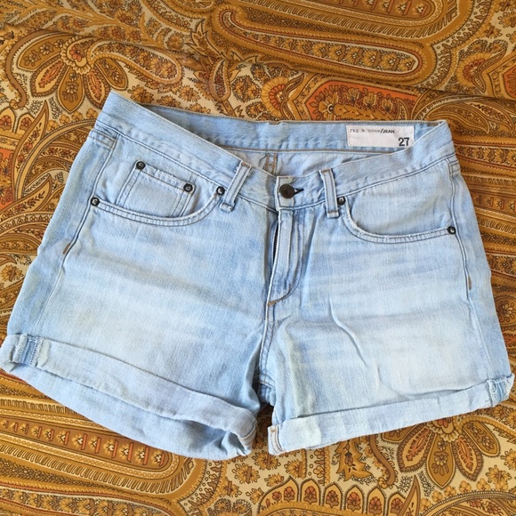 rag & bone boyfriend jean shorts size 27