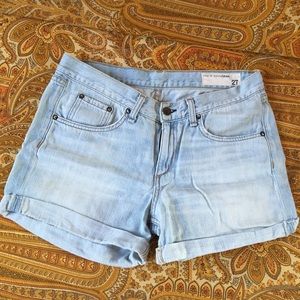 rag & bone boyfriend jean shorts size 27