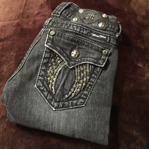 Black miss me skinnies