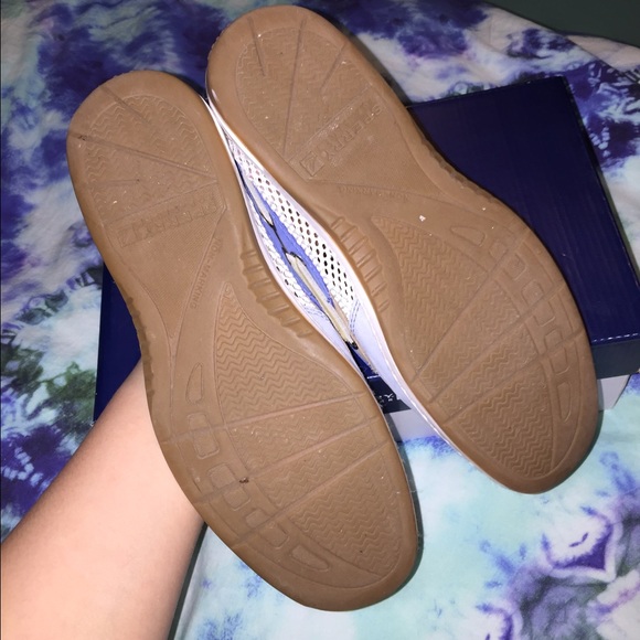 Blue and White Sperrys - Picture 2 of 4