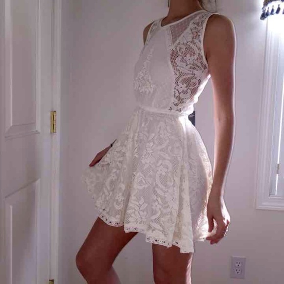 NWT white lace dress