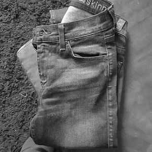 All black high waist chic skinnys