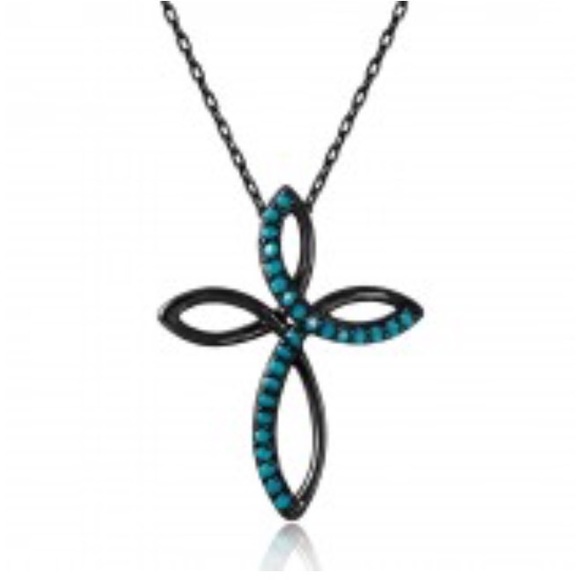 Sterling Silver Open Cross Necklace