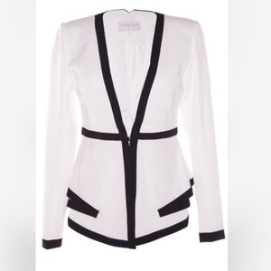 Mossique ruffle blazer