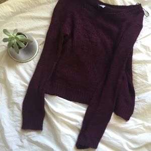 Purple sweater