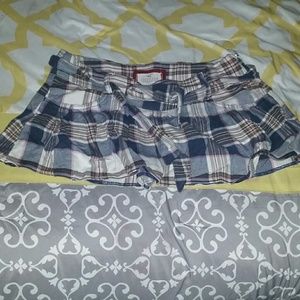 Hollister mini skirt.