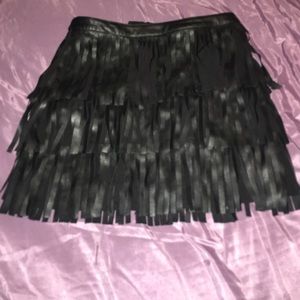 H&M fringe skirt
