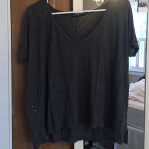 Distressed grey Brandy Melville tshirt