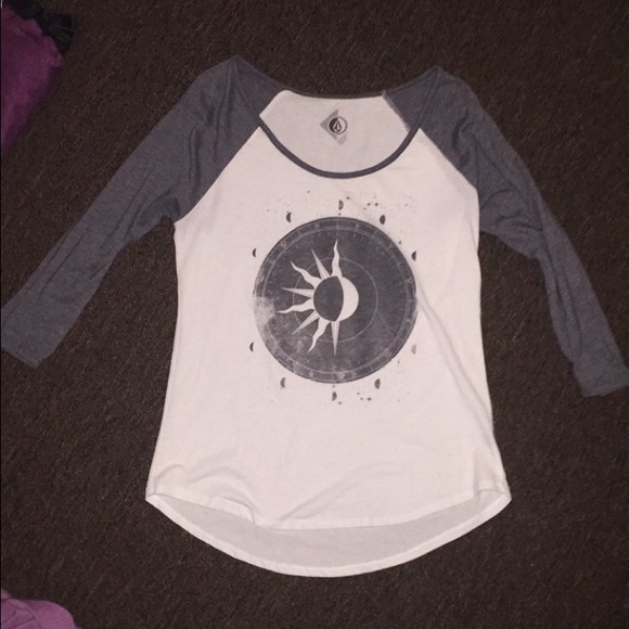 Volcom compass baseball tee
