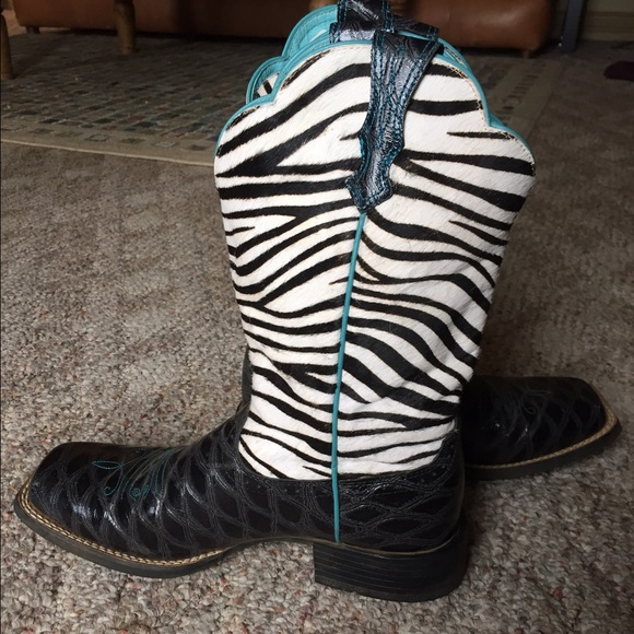ariat zebra boots