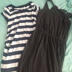 2 maternity dresses