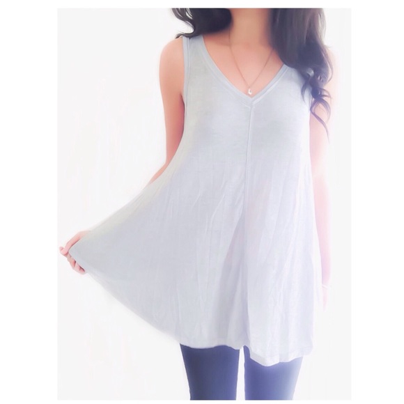 Calvin Klein Tops - NWT Calvin Klein Soft Grey Top