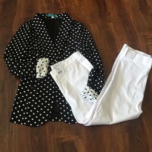 Polka Dot Blazer! Super soft :)