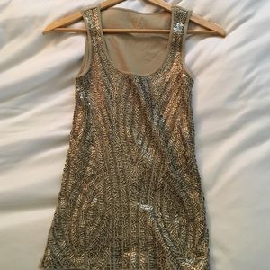 Michael kors sequined casual tank
