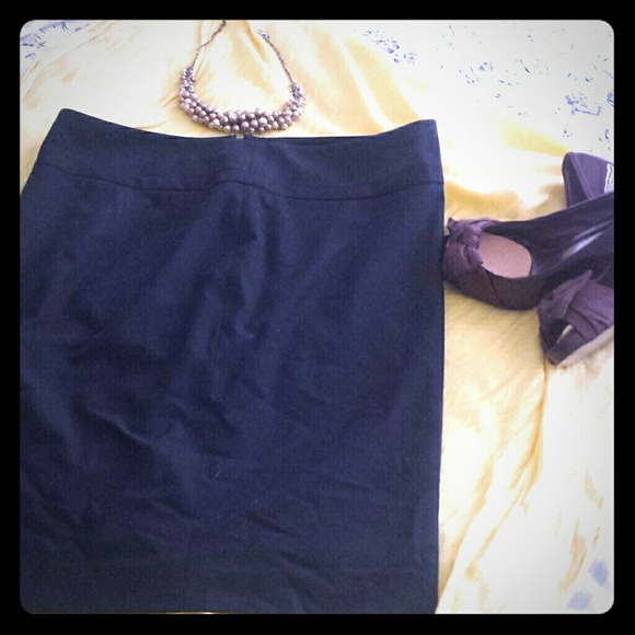 The Limited Collection - Navy blue pencil skirt