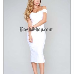 Irina Bandage Dress White size: S from PoshShop