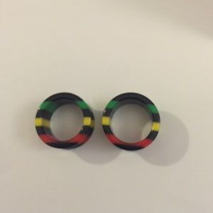 SALE 🎀 RASTA 5/8 TUNNELS  🎀