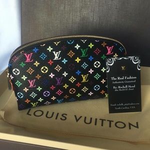 Brandnew Authentic LV black MC cosmetic pouch-SOLD